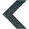 Ekena Millwork 13"W x 16"H x 3/4"D Vintage Farmhouse 3 1/2" Chevron, Barnwood Decor Collection, Driftwood Blue DECR13X16X075CHVBU - alternate 1